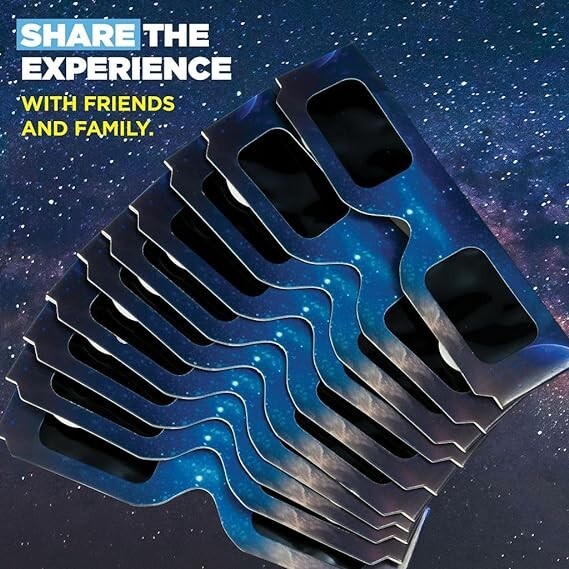 Solar Eclipse Glasses – Solar Filters Glasses CE and ISO Certified 2024 5-Pack