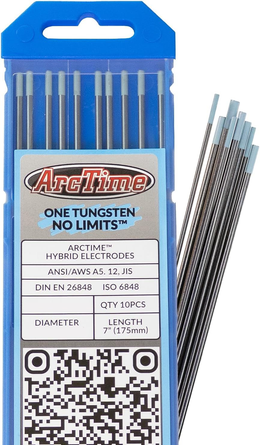 Arctime TIG Welding Rare Earth Blend Tungsten Electrodes, Non-Radioactive