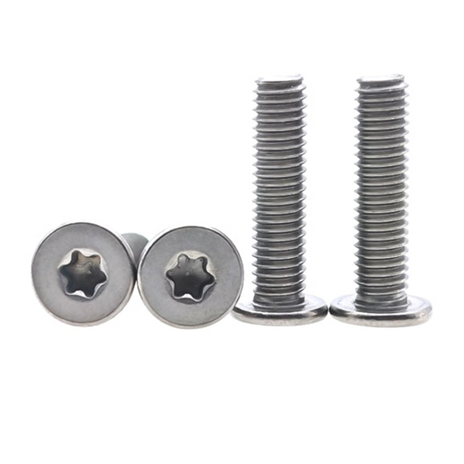 Titanium GR2 Torx Socket Utrathin Flat Head Screws M2 M4 M5 M6
