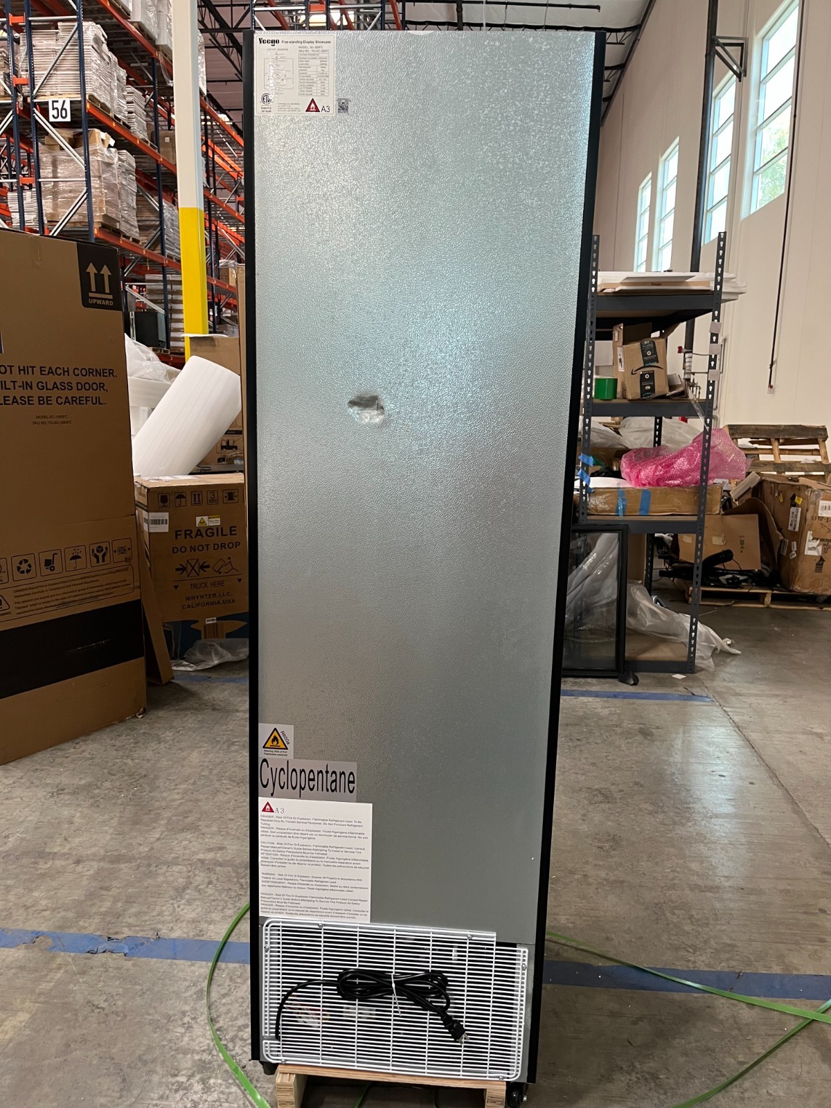 Yeego Commercial Display Beverage Refrigerator 12.36 Cu.ft