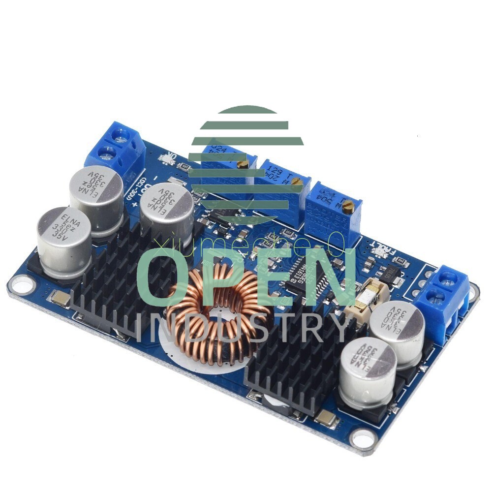 DC 5V-32V to 1V-30V 10A LTC3780 Automatic Step Up Down Regulator Charging Module