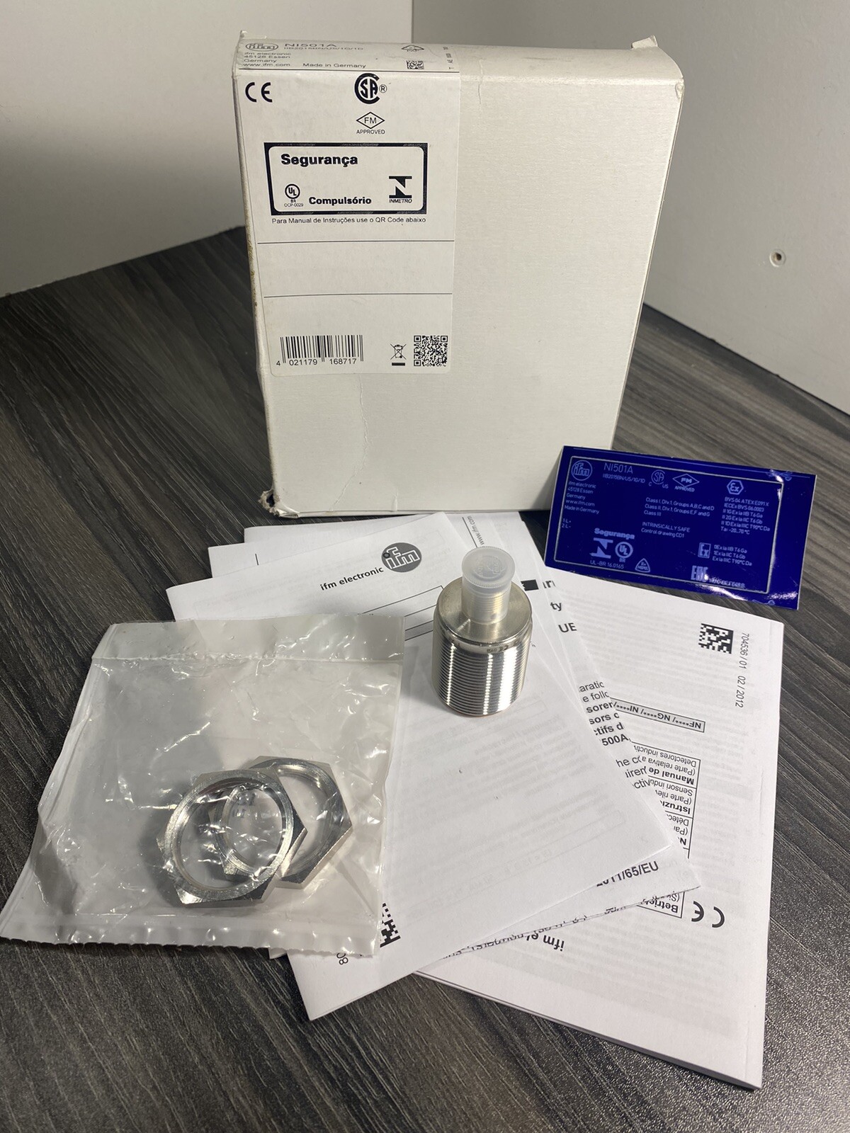 New IFM Efector Inductive NAMUR sensor NI501A IIB2015BN/US/1G/1D – USA