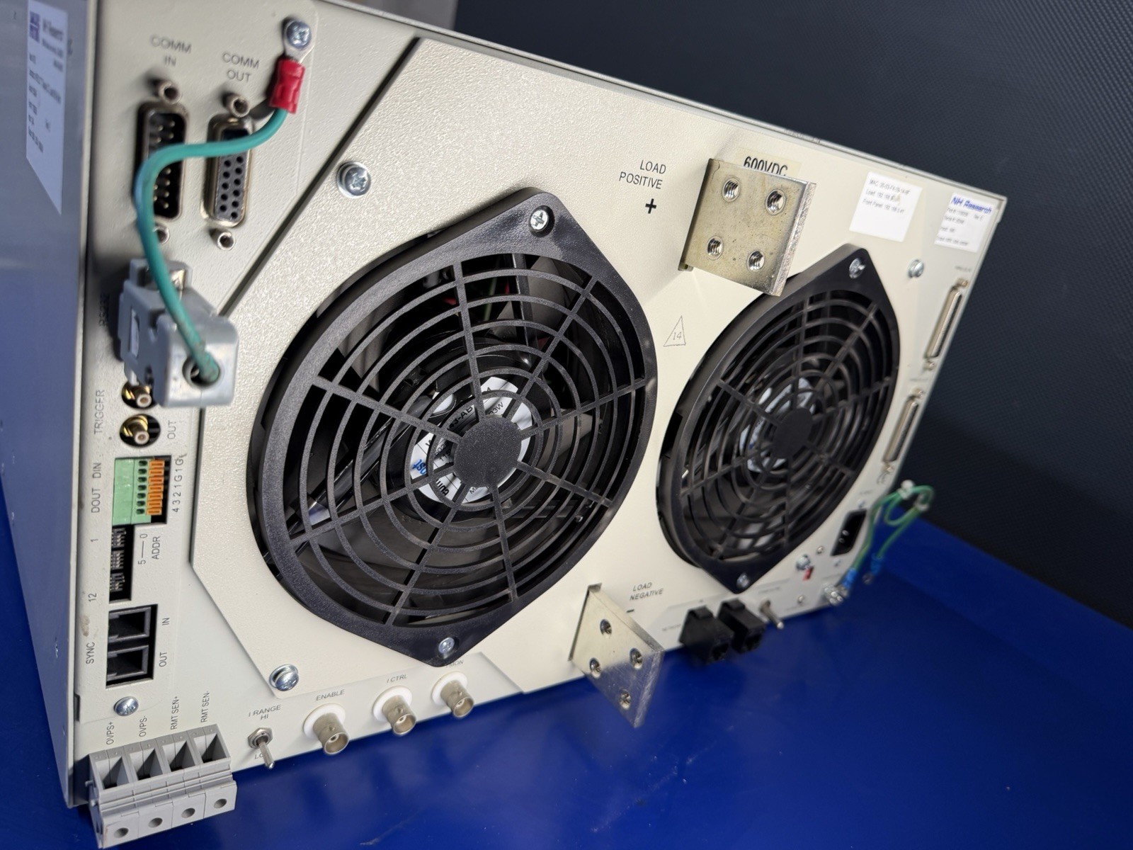NH Research 4760 LXI 7” Display DC Load 6KW Master, 600V 300A, 6000W