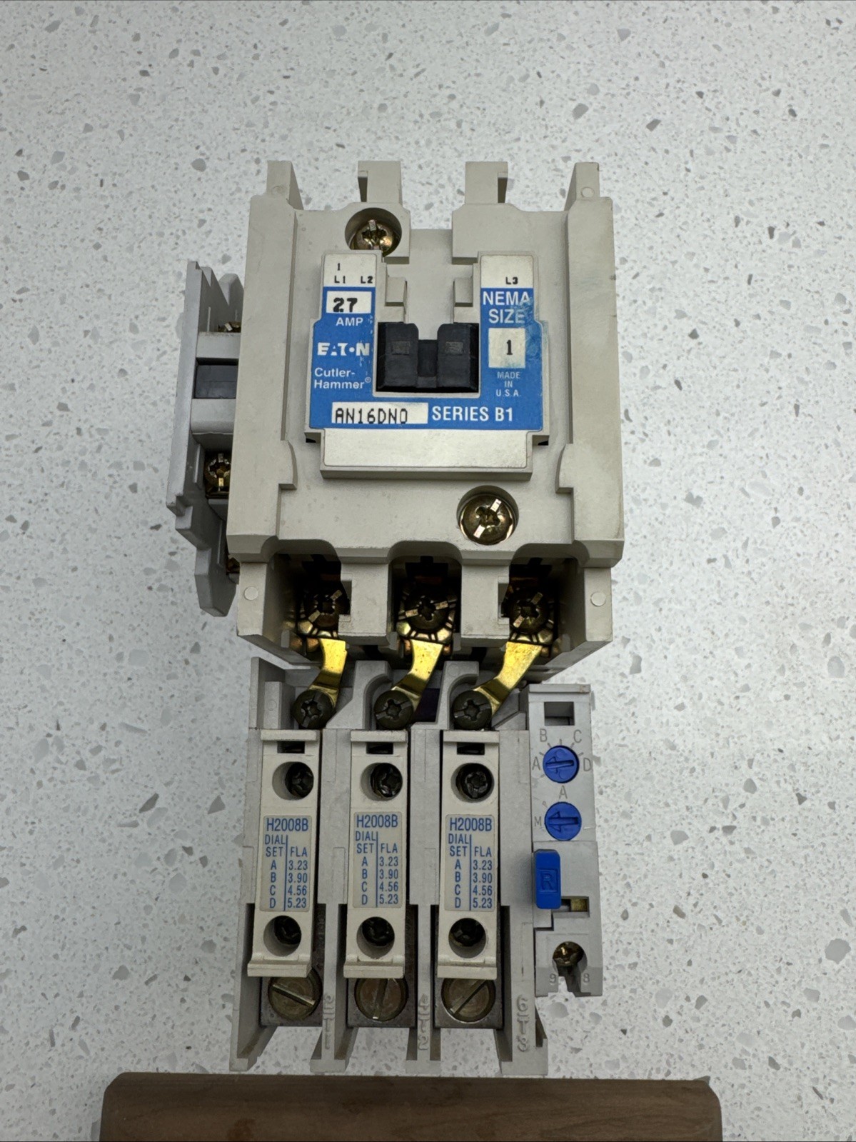 Cutler Hammer AN16DN0 Starter 27A 600V 3P NEMA Size 1 Coil 110/120V LRG QTY