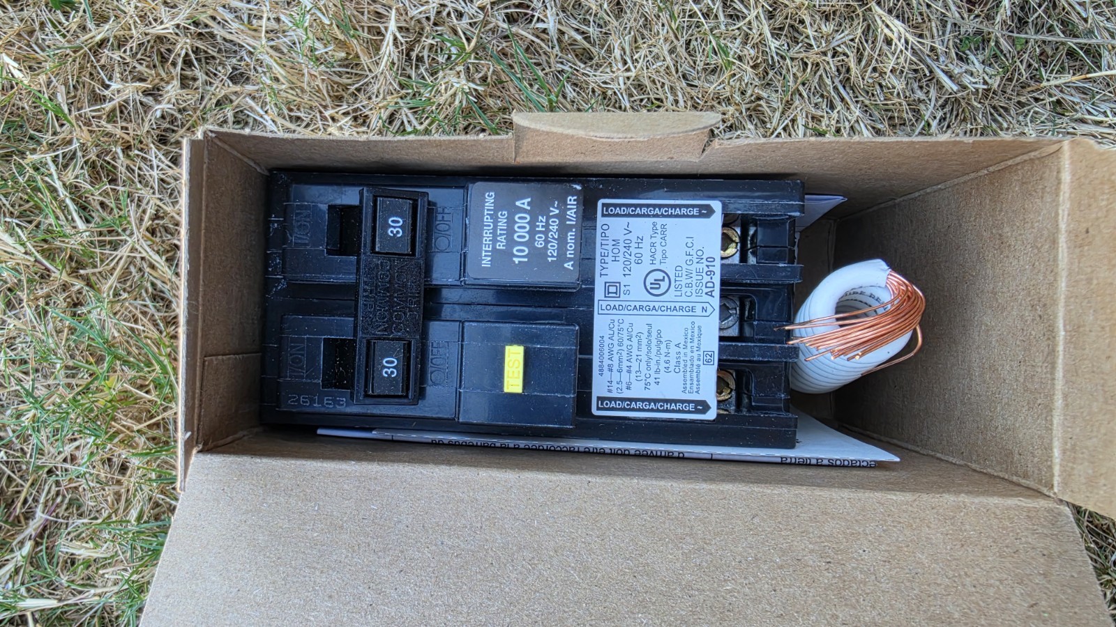Schneider Electric Square D Homeline Miniature Circuit Breaker – HOM230GFI