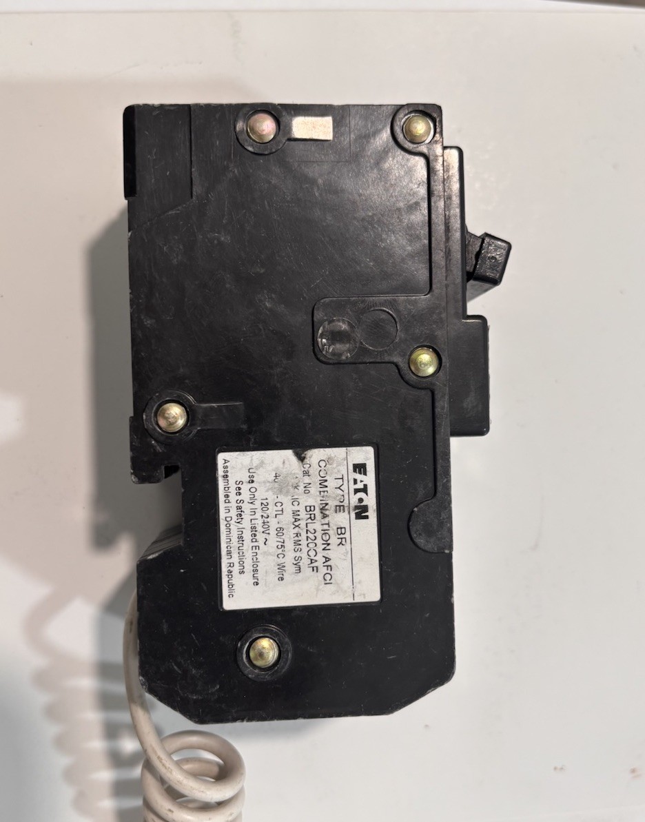 Eaton Cutler Hammer BRL220CAF Combination AFCI 240V 20A Breaker 120/240V