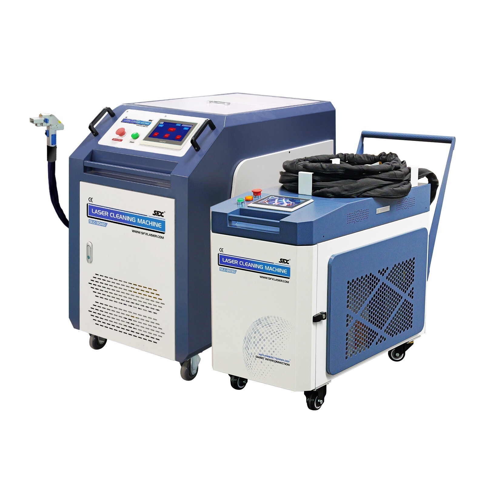 SFX 2000W Portable IoT Laser Cleaning Machine Laser Rust Oil Paint Remover