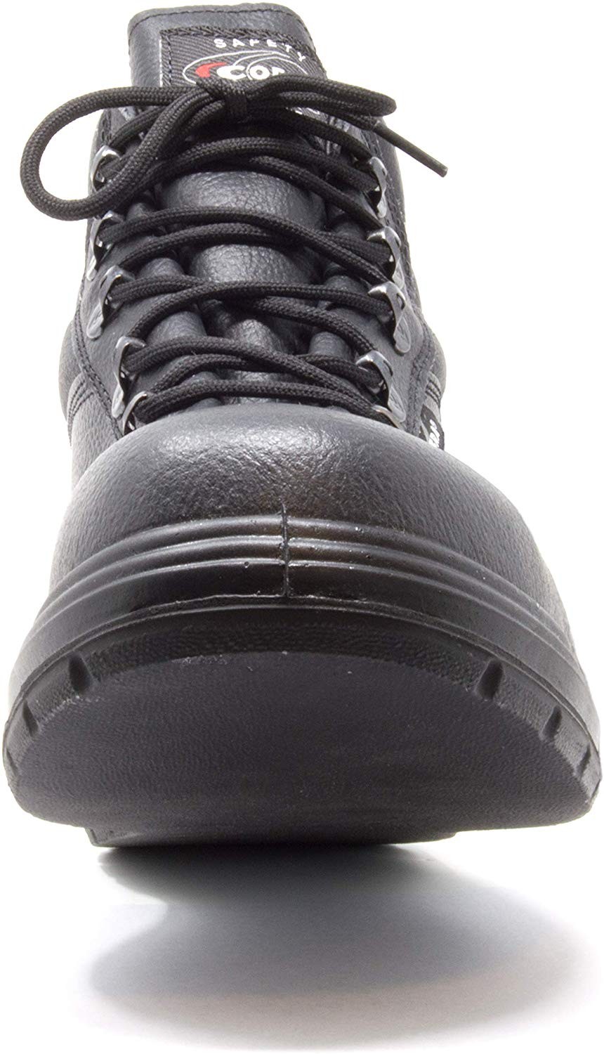 COFRA Leather Work Boots – NEW ASPHALT Treadless Footwear- Size 9,Black