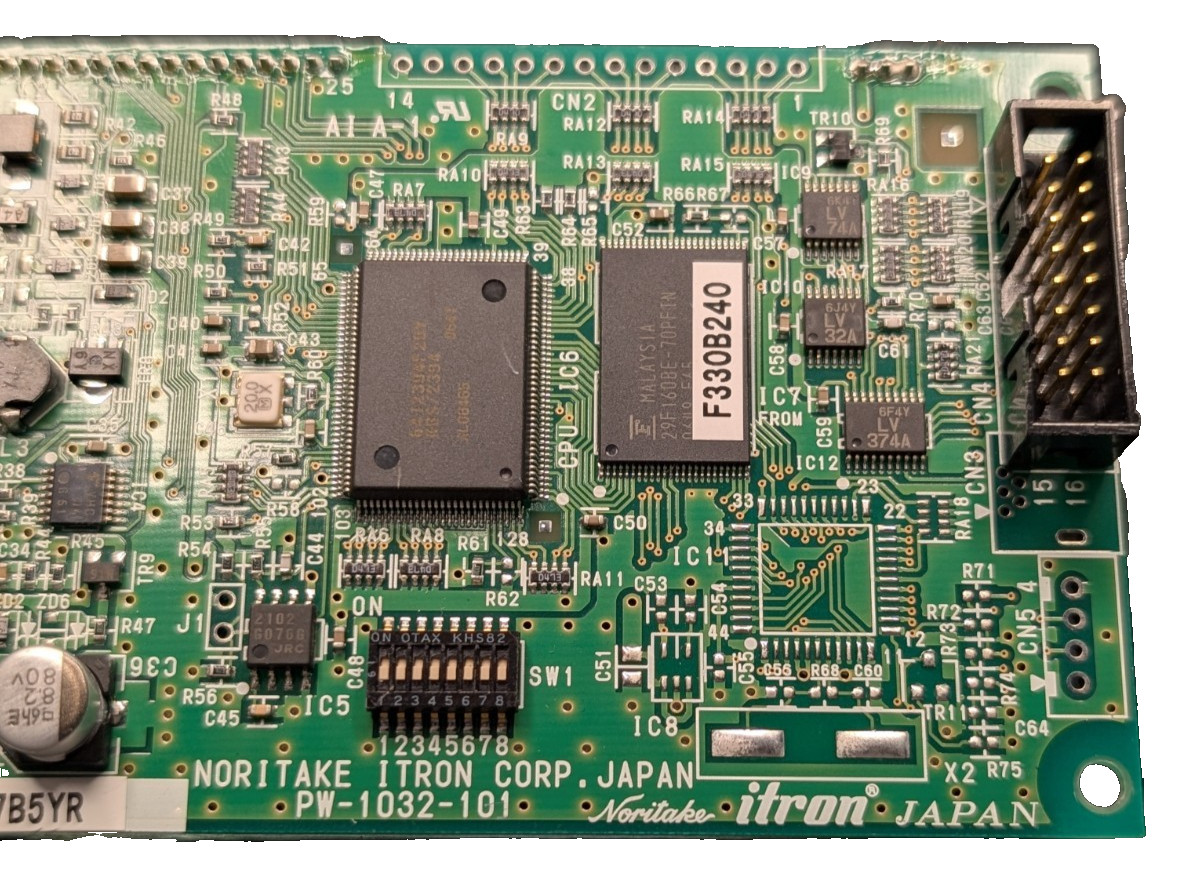 Noritake Itron GU256X128C-3900 256×128 Graphic VFD Display Module Japan