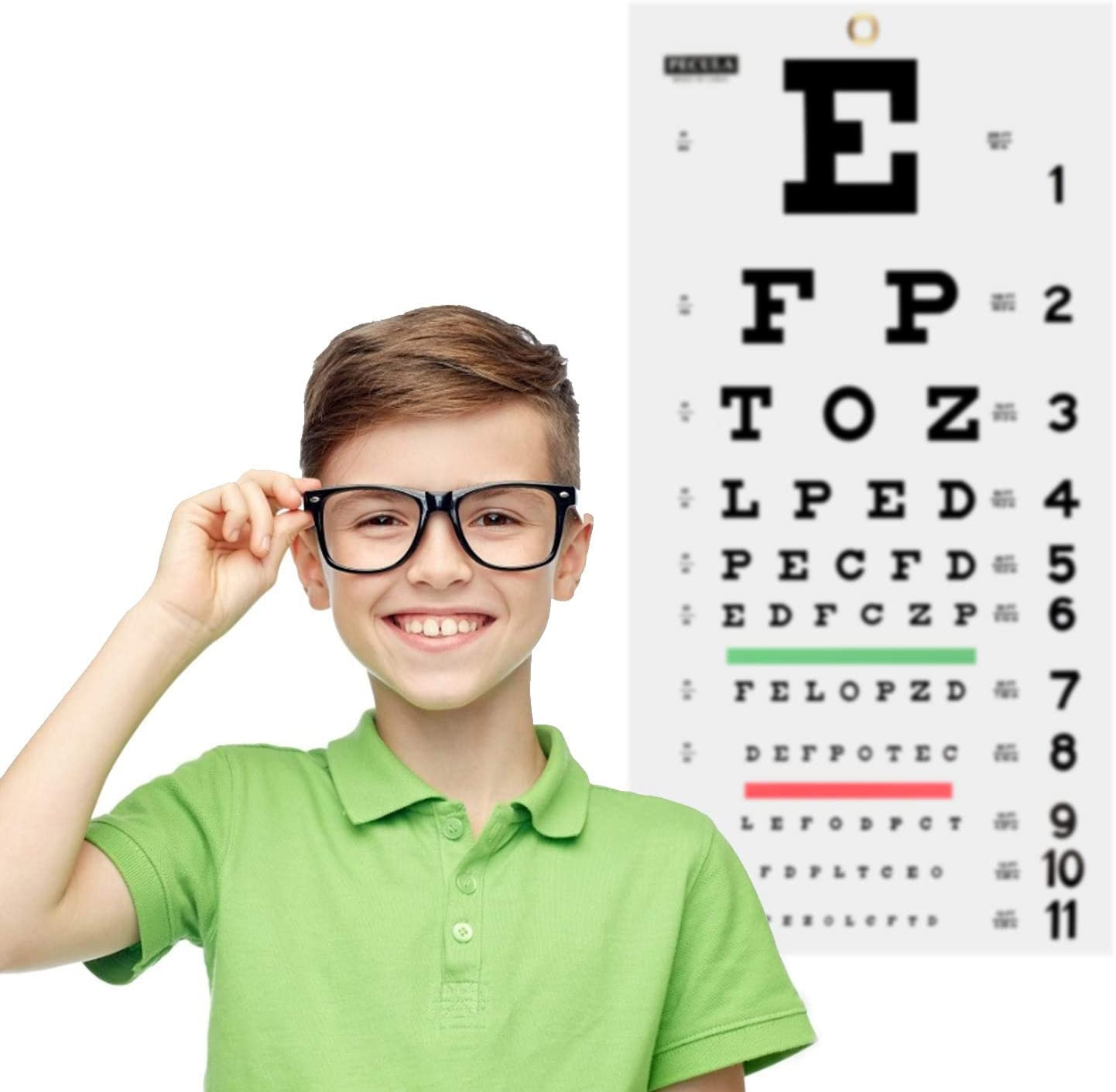 Eye Chart for Exams – Snellen Wall Chart 20 Feet, 11 X 22 in.