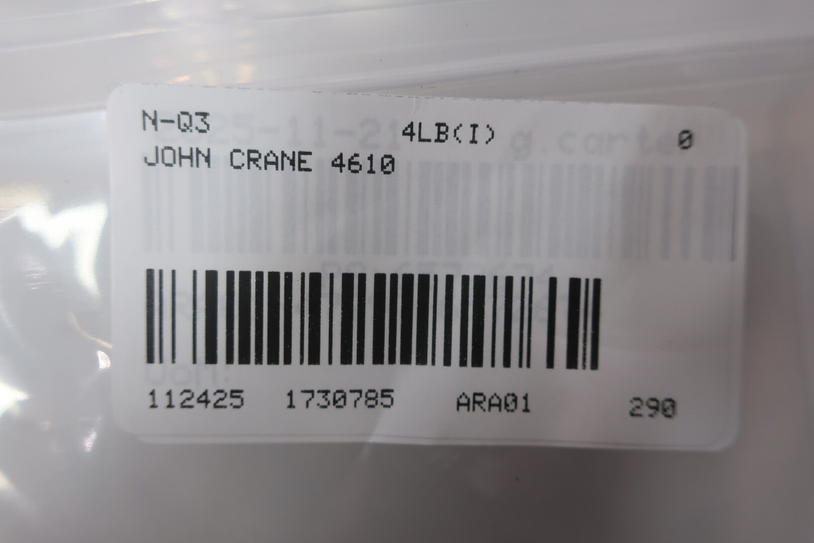 John Crane 4610 46250ssv Stainless Cartridge Seal 2.500in