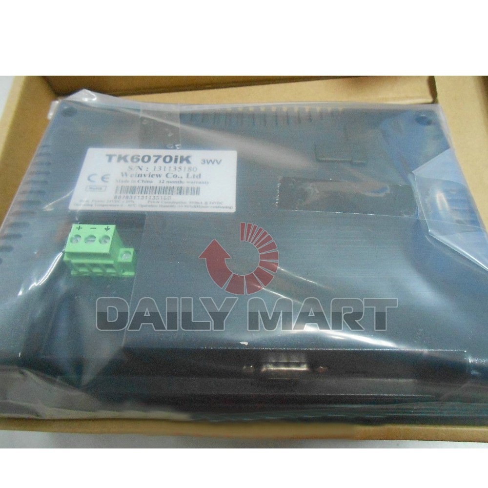 WEINTEK WEINVIEW TK6070IK NEW IN BOX 7″ TFT LCD 32-BIT 400MHz HMI PANEL DISPLAY