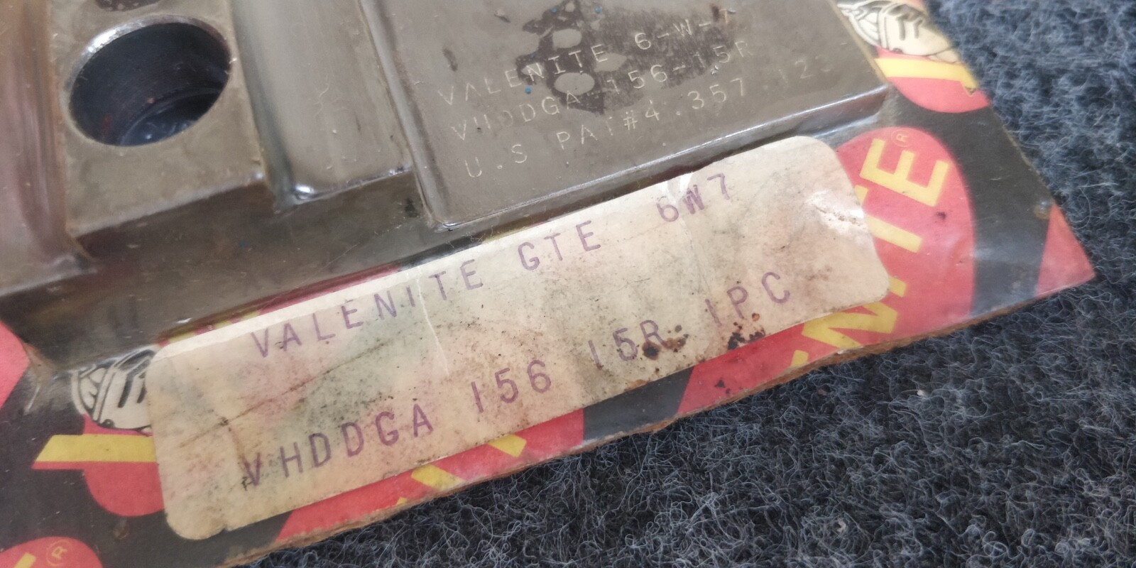 NOS Valenite VHDDGA 156-15R 6-W-7 Grooving Cut Off Blade Tool Holder