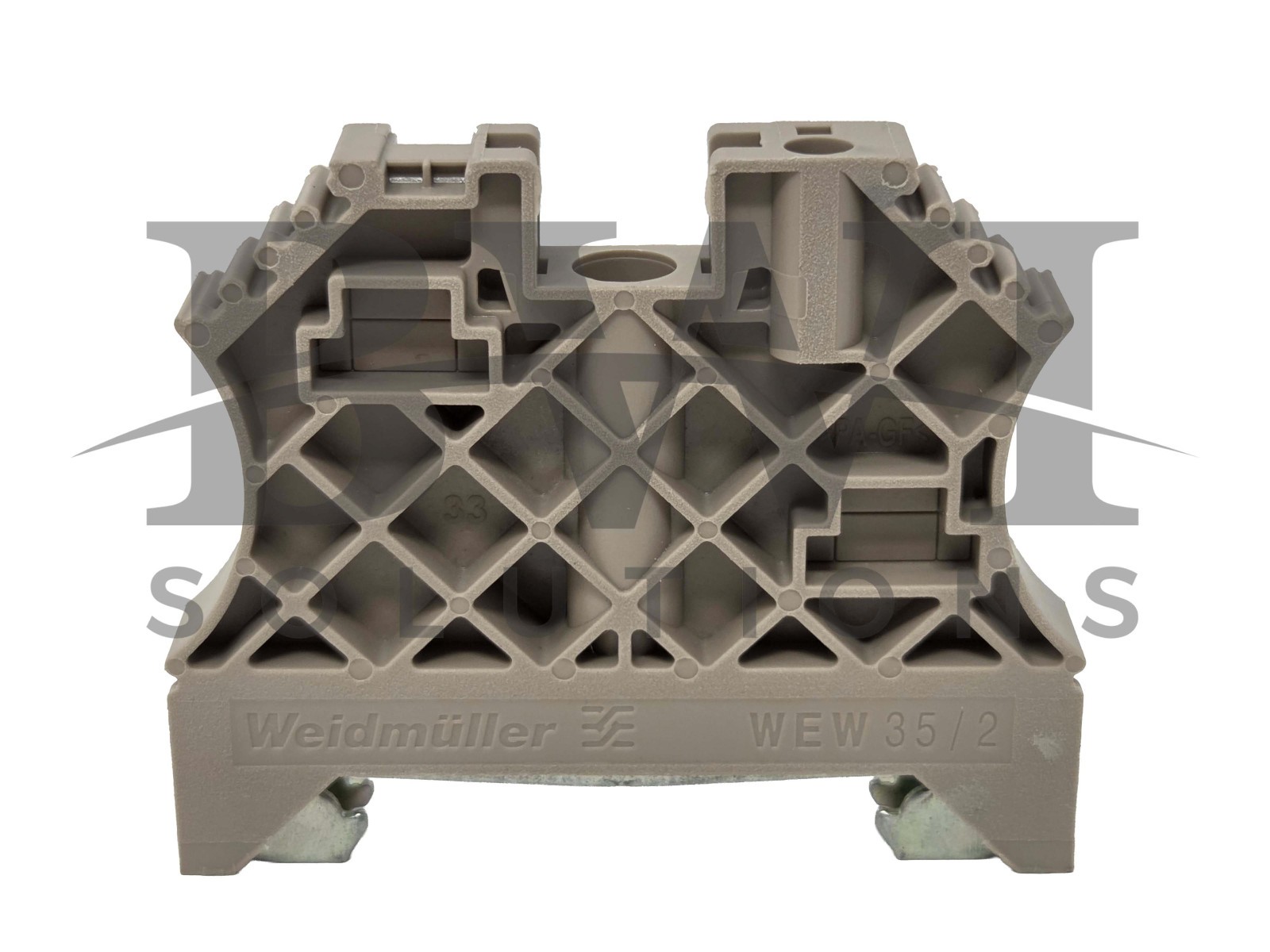 NEW Weidmuller 1061200000 End Bracket Dark Beige WEW 35/2 WEW352 Lot of 19