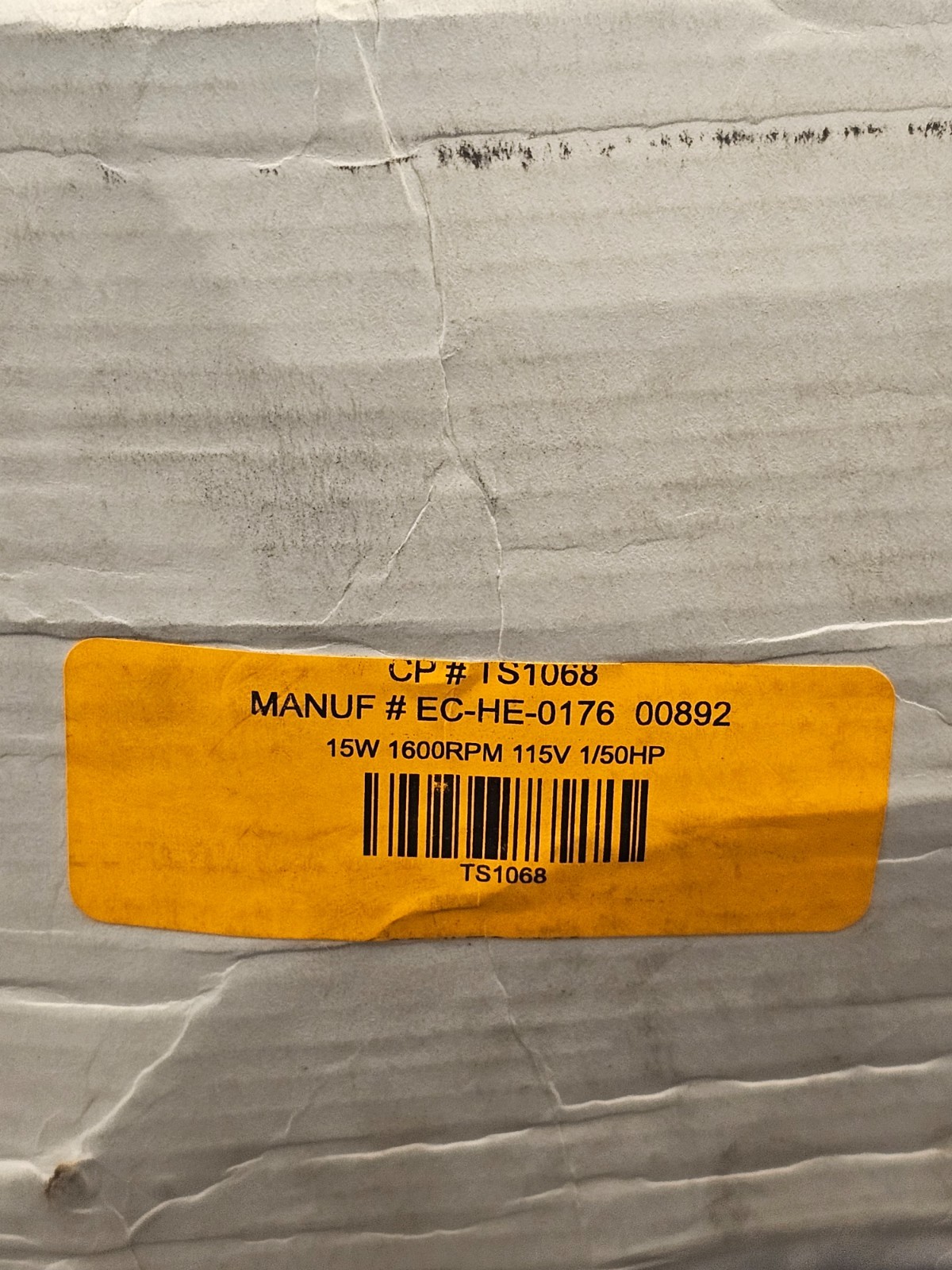 Mars 00892 ECM Refrigeration Fan Motor 115/230V 1600RPM Replacement For Elco