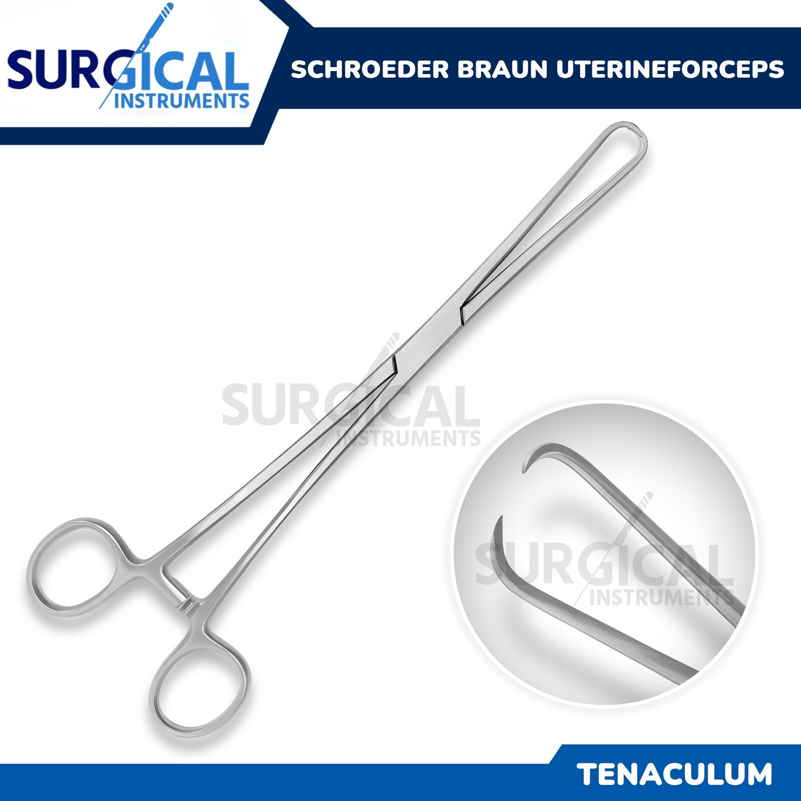 Tenaculum Forceps 10″ – Surgical Medical OB/GYN Veterinary Instruments German GR