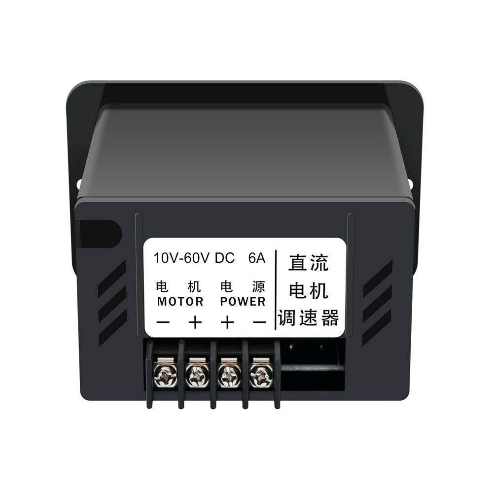 Acxico 1Pcs 12V 24V 36V 48V PWM DC Motor Speed Controller Reversible Switch 6…