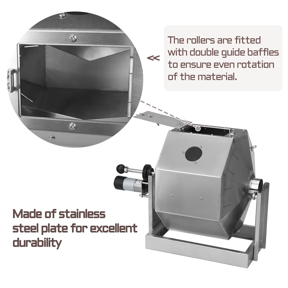14.5L Electric Coffee Beans Roasting Baking Machine Burner Drum Type 220V/110V