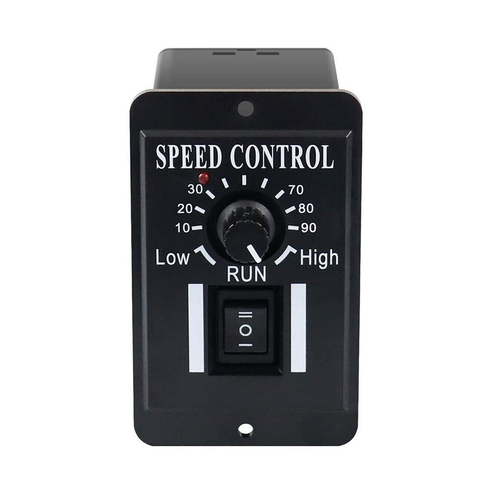 Acxico 1Pcs 12V 24V 36V 48V PWM DC Motor Speed Controller Reversible Switch 6…