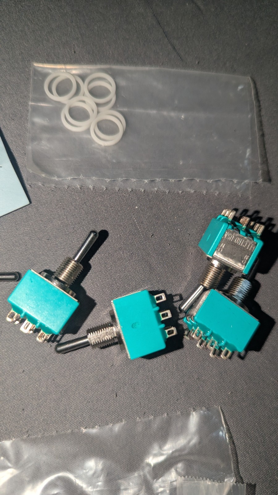 Electroswitch Inc. A323S1YZQ Toggle Switch 3PDT (3-Pole Double Throw)