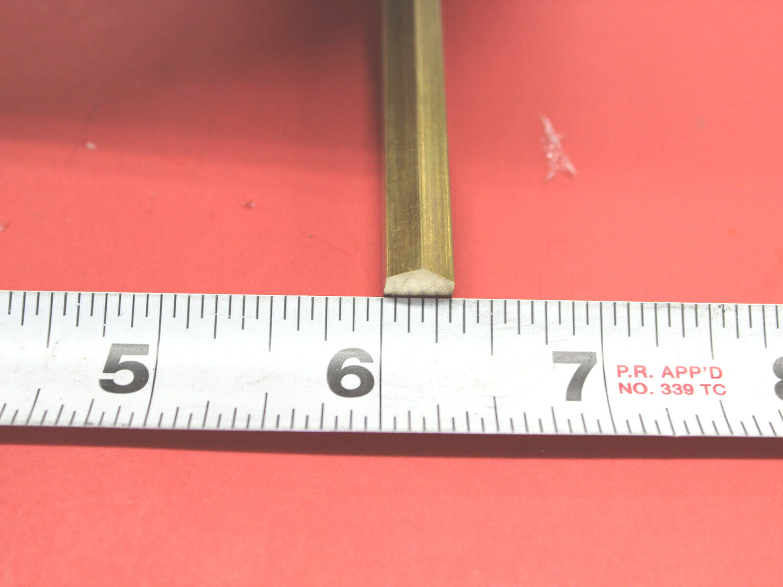 10 Pieces 5/16″ C360 BRASS HEX BAR 14″ long New Lathe Bar Stock .312″ 1/2 Hard