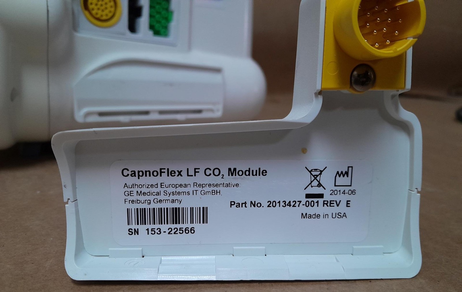 GE DASH 4000 BEDSIDE PATIENT MONITOR W/ CAPNOFLEX CO2 MODULE 2035598-209 ! C