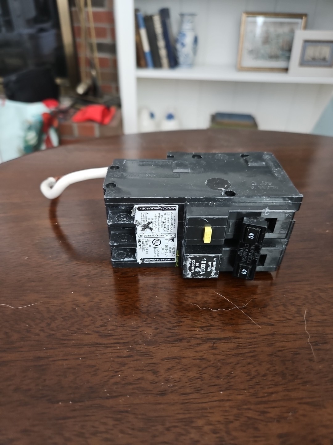 Square D Homeline 40Amp GFCI Circuit Breaker 2-Pole HOM240GFIC