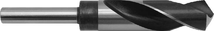 14.50mm Reduced Shank Drill, HSS, 118° Point, 1/2″ Shank, USA Made