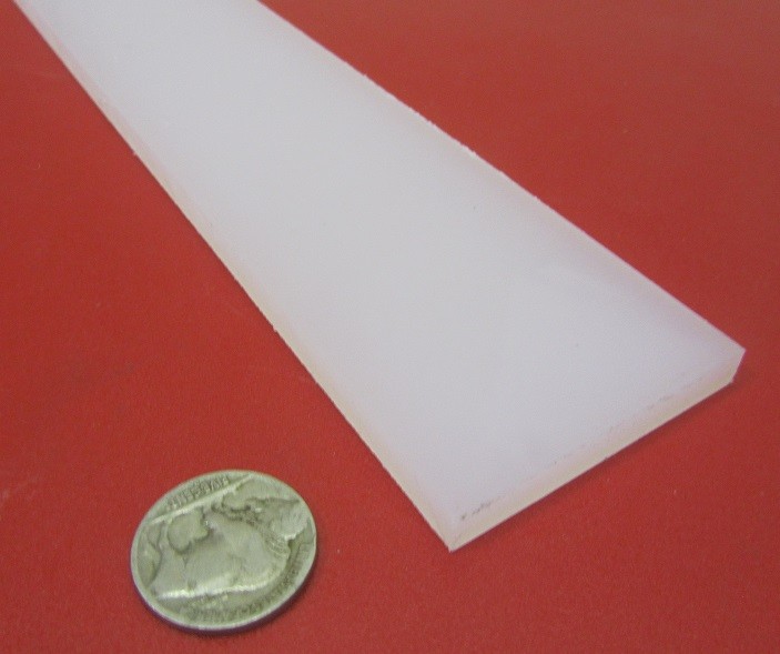 Polypropylene Bar 1/4″ (.250″) Thick x 2.00″ Wide x 48″ Long, 4 pcs, 16 feet