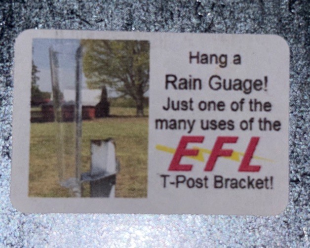 T-Post Bracket 90,2”(Vertical)Holds Up To 150lb-Makes attaching to a T-Post Easy