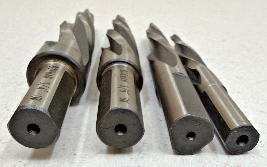 Aligning Reamer and Drill Kit, 8 Pieces, High Speed Steel, Gold Bowmalloy 20990