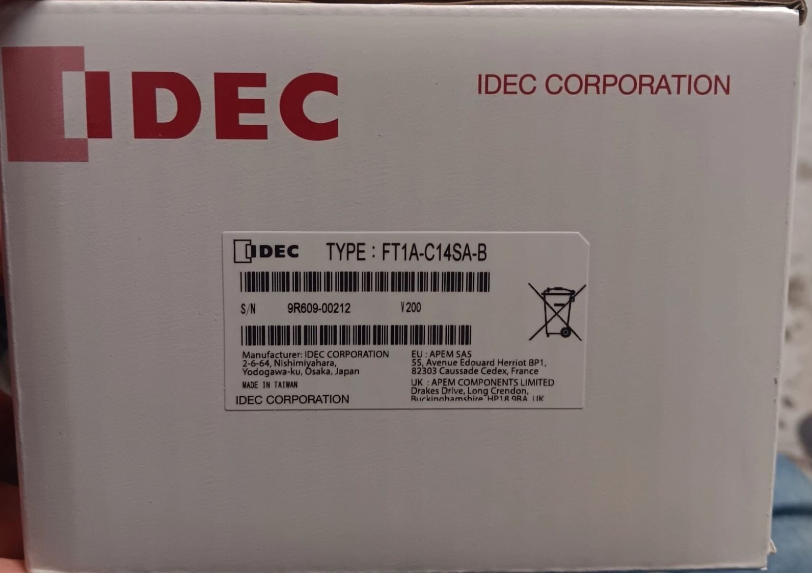 IDEC SmartAXIS 3.8″ PLC+HMI 65K Color TFT FT1A-C14SA-B (Brand New) FTIACI4SAB