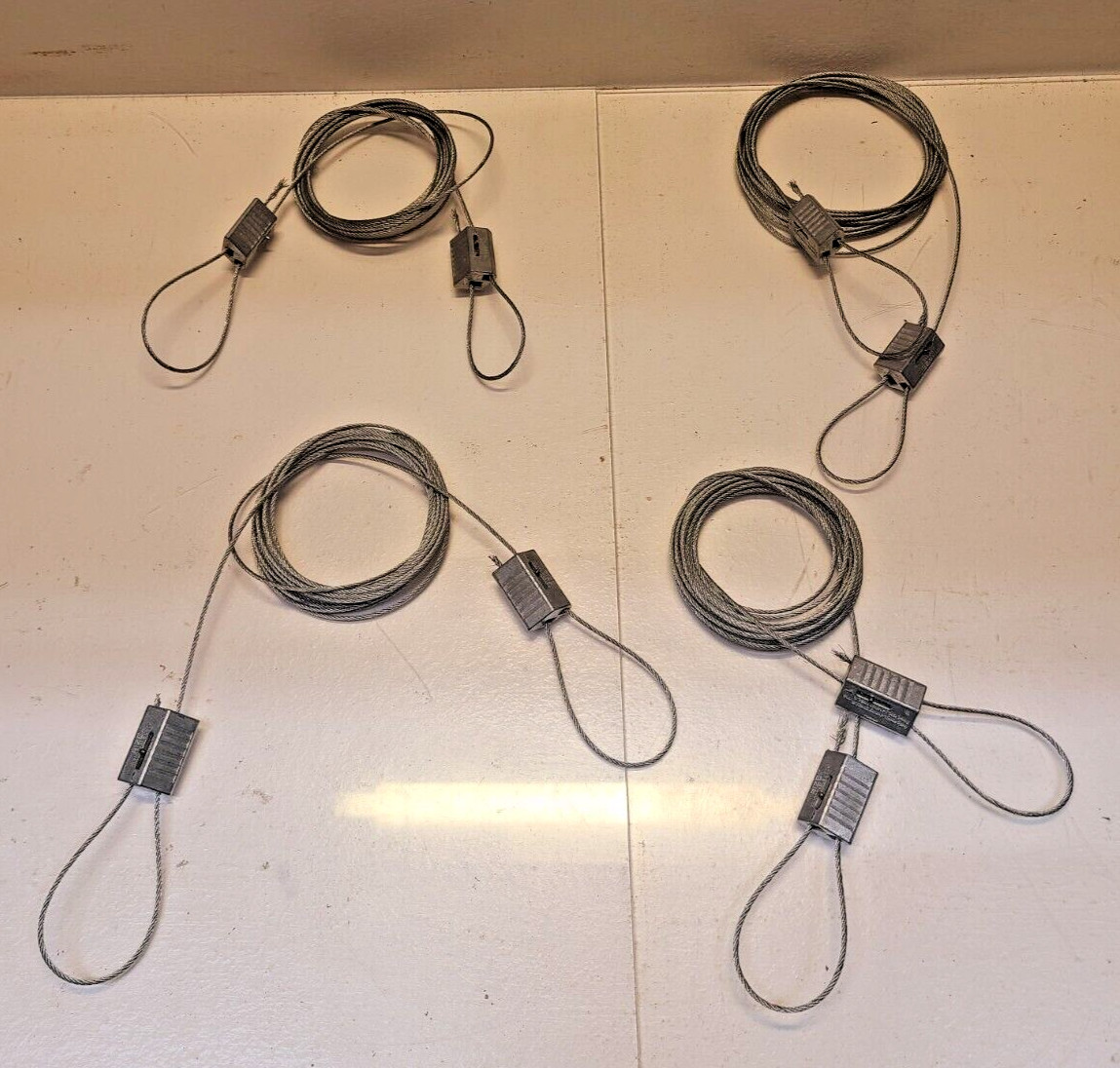 4 Qty. of Rize 100 Fasteners 10′ Looped Cable Hanging 10′ Long (4 Qty)