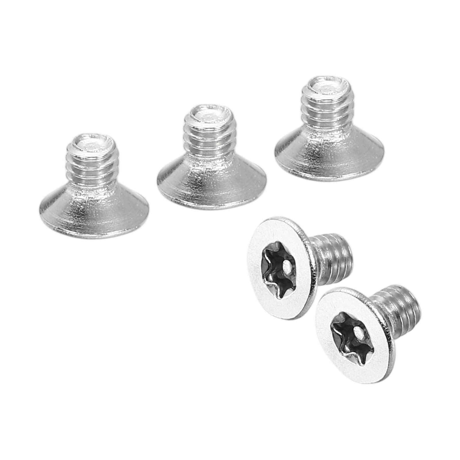 M4-0.7 x 6mm Flat Head Torx Machine Screws, 20 Pcs 304 Stainless Steel