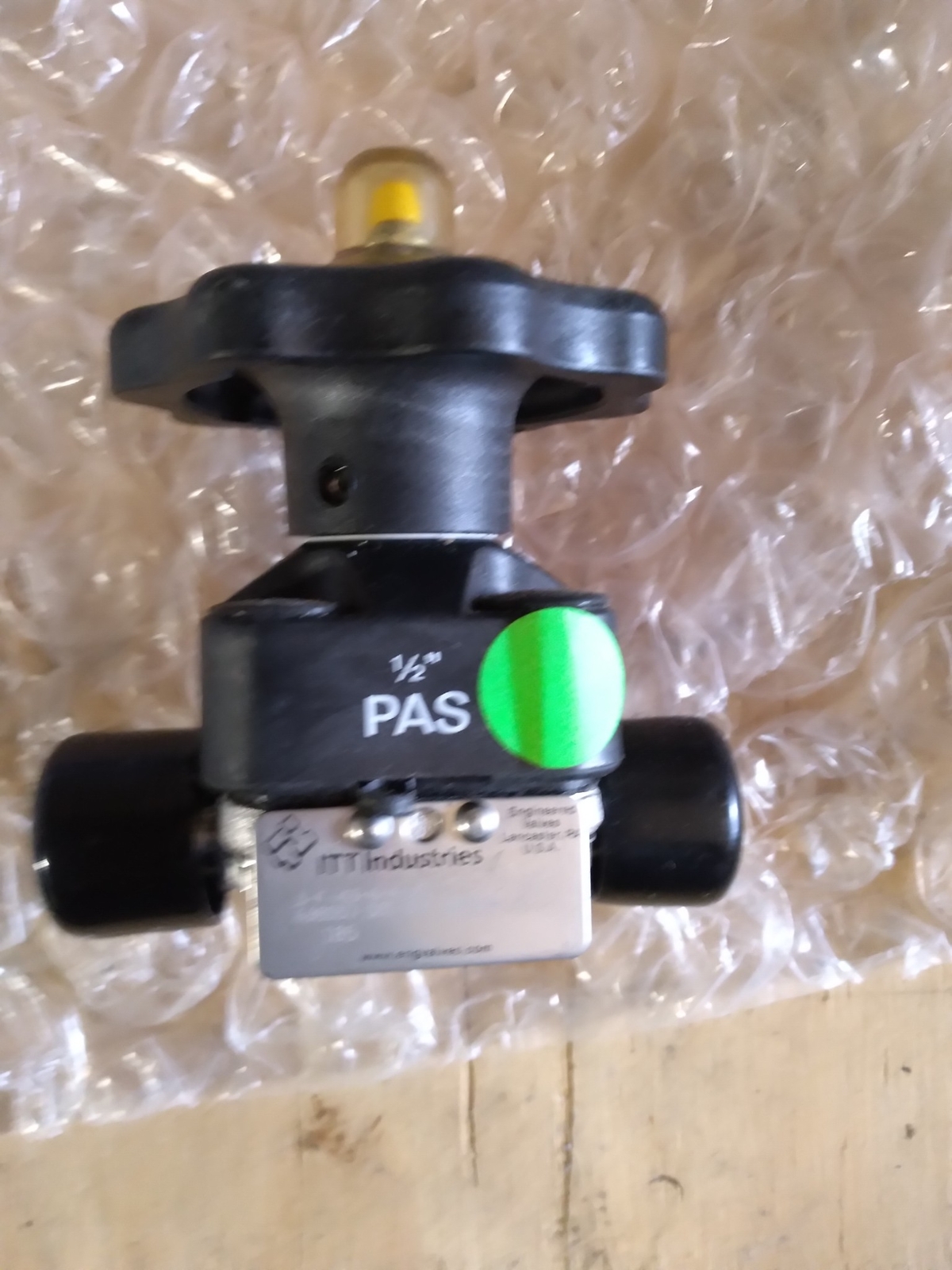 ITT 5-F-419 698557-001-016 Diaphragm Valve Body 5 Inch CWP150 Sanitary Process