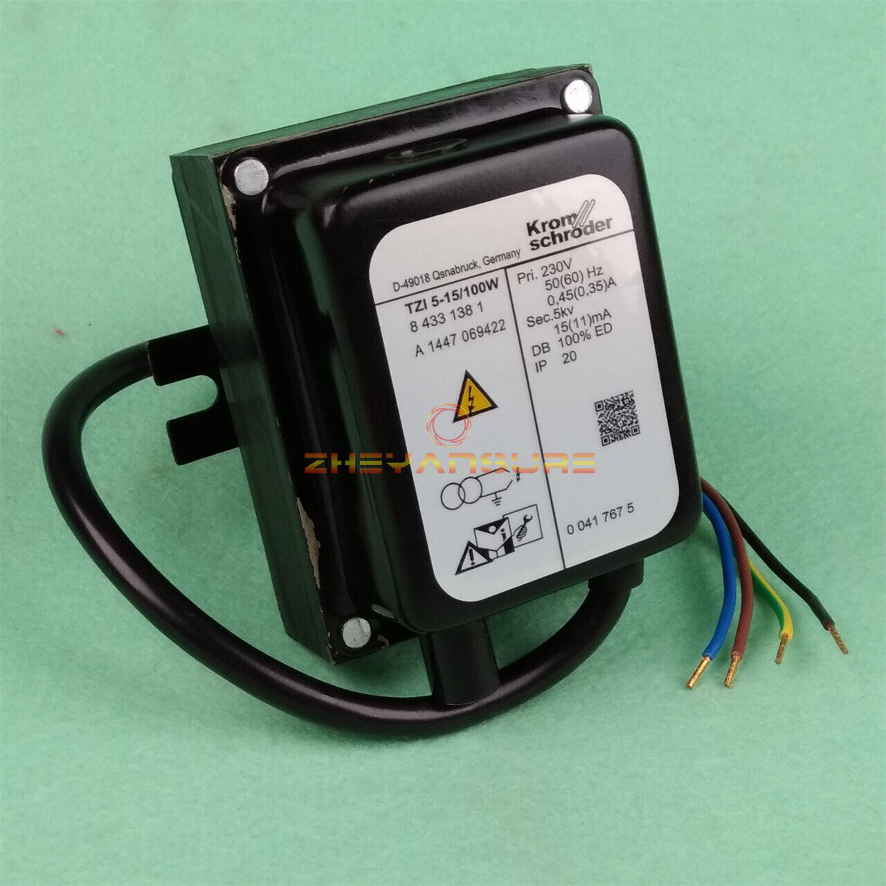 KROM SCHRODER TZI 5-15 Ignition Transformer 100W 84331381 New