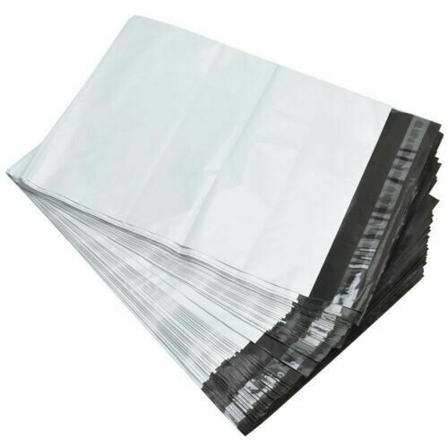 100 10×16 white poly mailer self sealing bag 2.5MIL *free priority shipping*