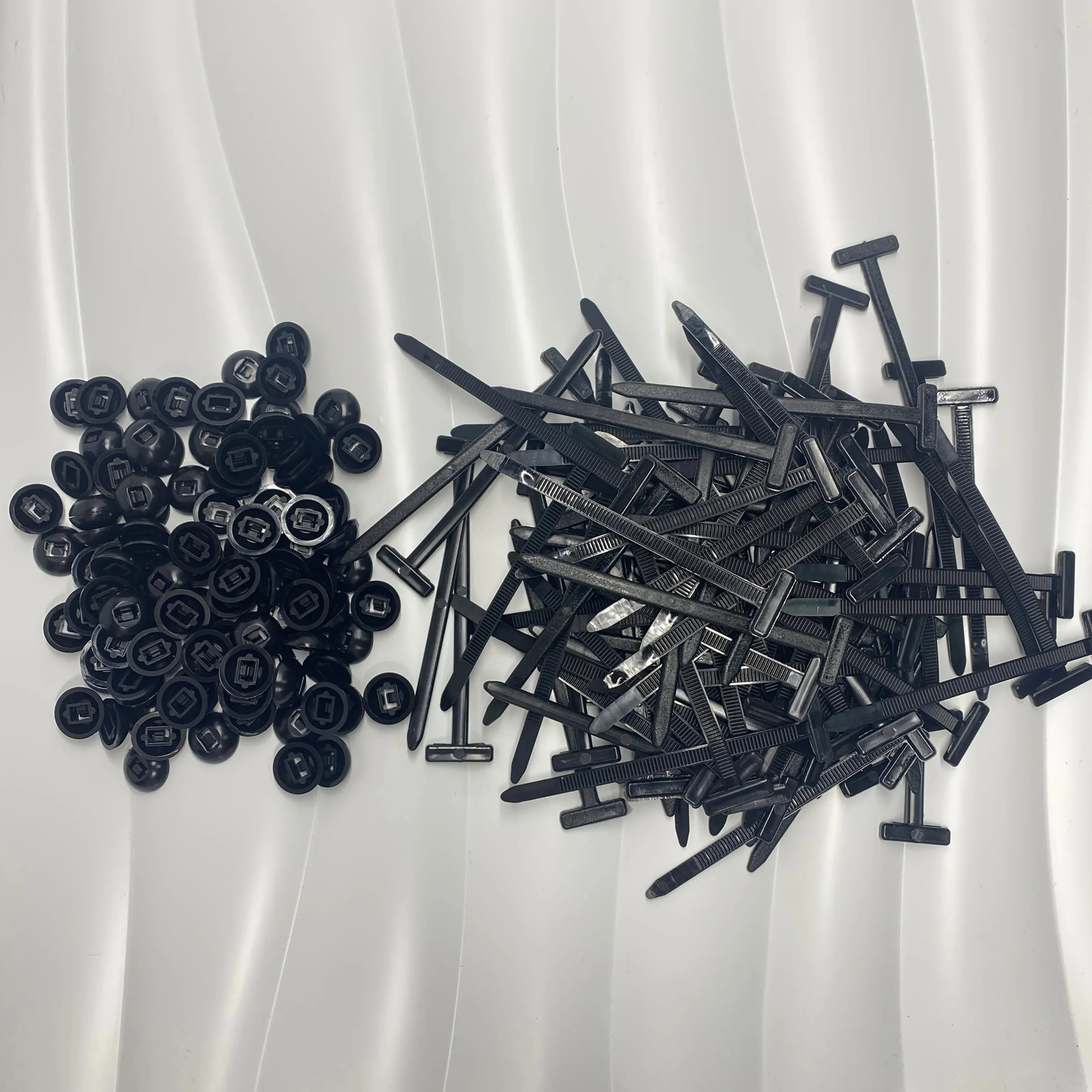 100Pcs Heavy-Duty Self-Locking Nylon Cable Ties – Uv-Resistant, High-Strength Fa