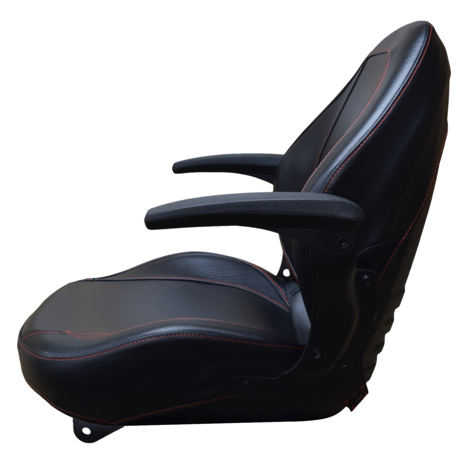 Case IH High Back Tractor Seat DX33 DX35 DX40 DX45 DX48 DX55 DX60 Armrest Black