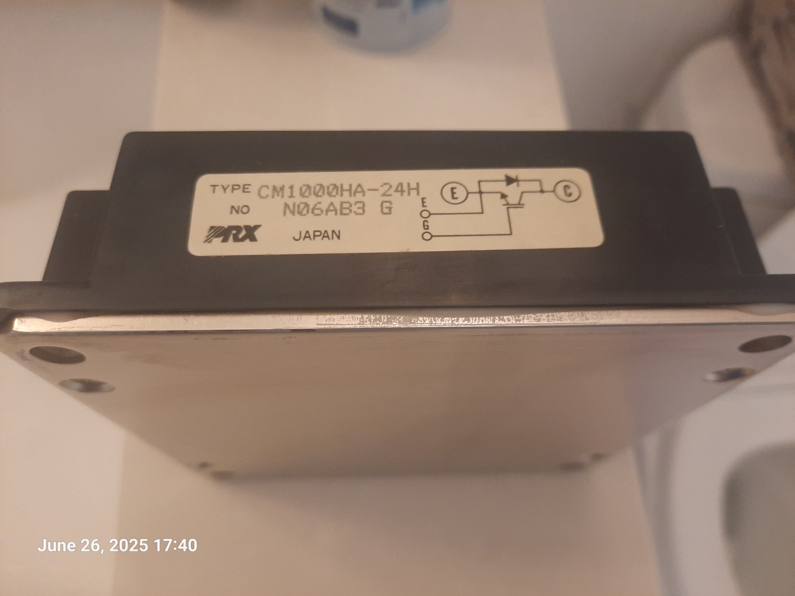 1PCS CM1000HA-24H IGBT SINGLE 1200V 1000A 5800W POWEREX JAPAN ,NEW JENUINE PART