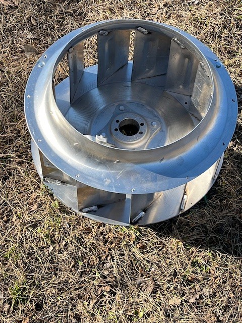 Greenheck Fan Replacement Wheel Assembly #877376 with New Tapered Bushing 64014B