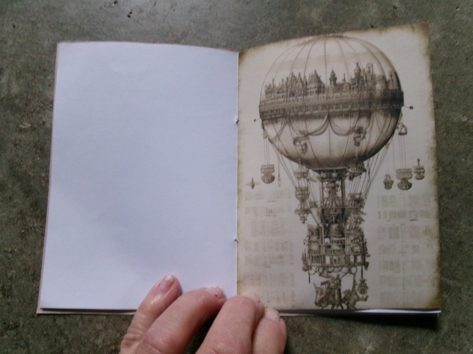 JUNK JOURNAL APPROX. 36 PAGES SIZE APPROX. 4″ X 6″ LOTS OF JOURNALING PLACES Q