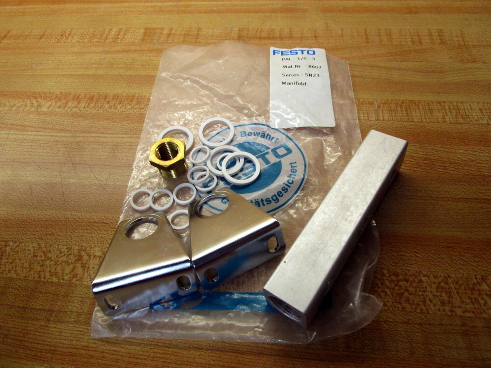 Festo PAL-1/8-3 Manifold PAL183 W/O Hex Bolt