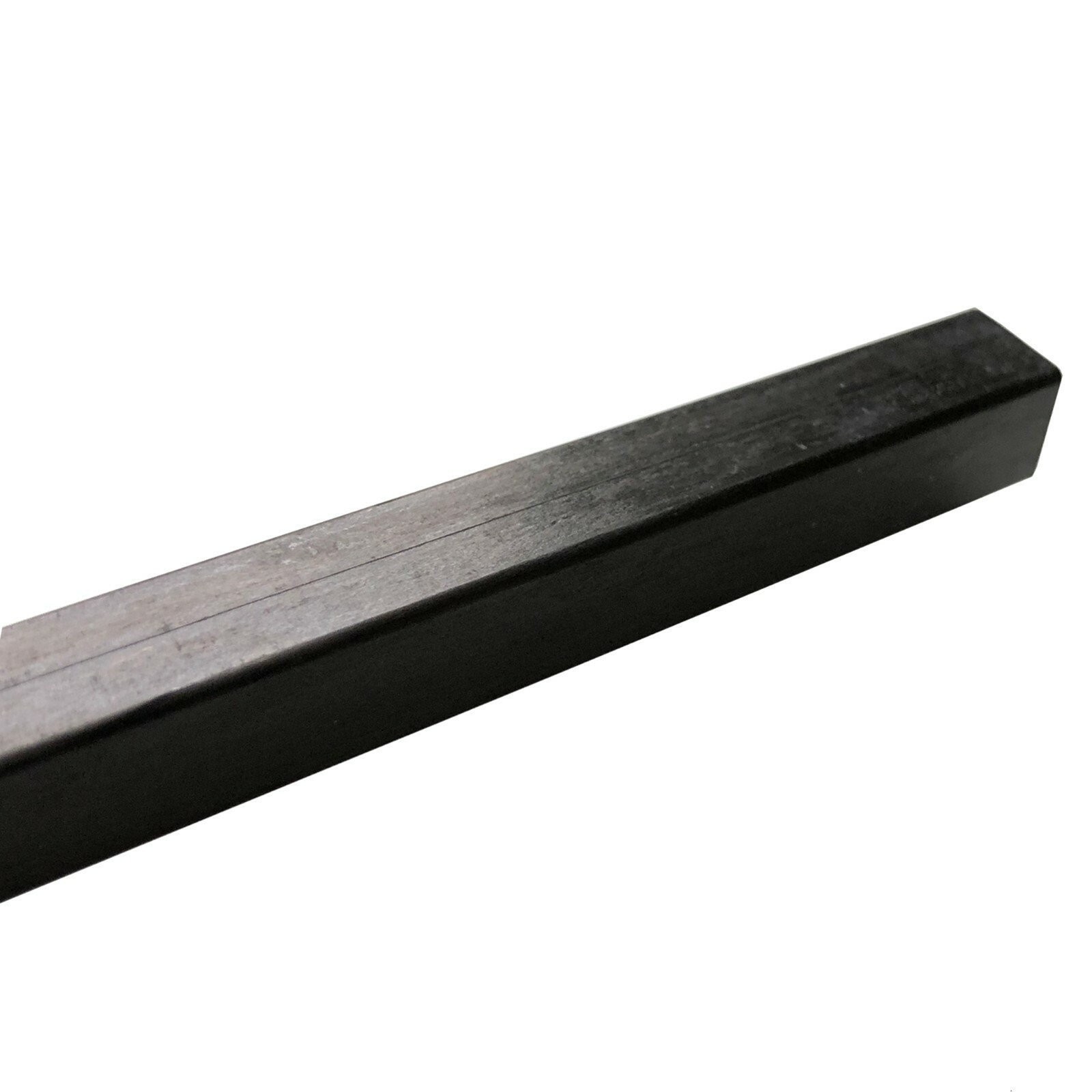 (2) 8mm x 8mm x 1000mm – Pultruded Carbon Fiber – Square Tube-Round Center-…