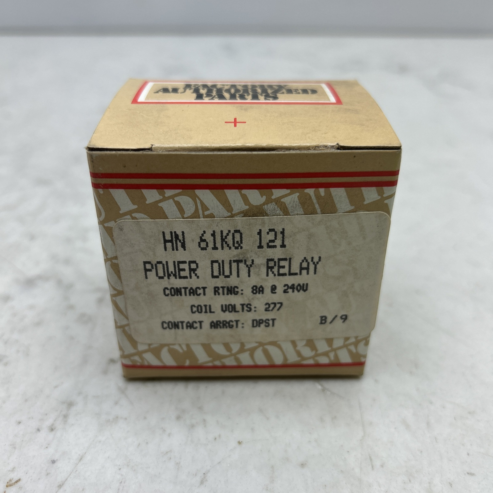 2 Pack Essex HN61KQ121 Power Duty Relay 8 Amp 240v 277 Coil Volts DPST