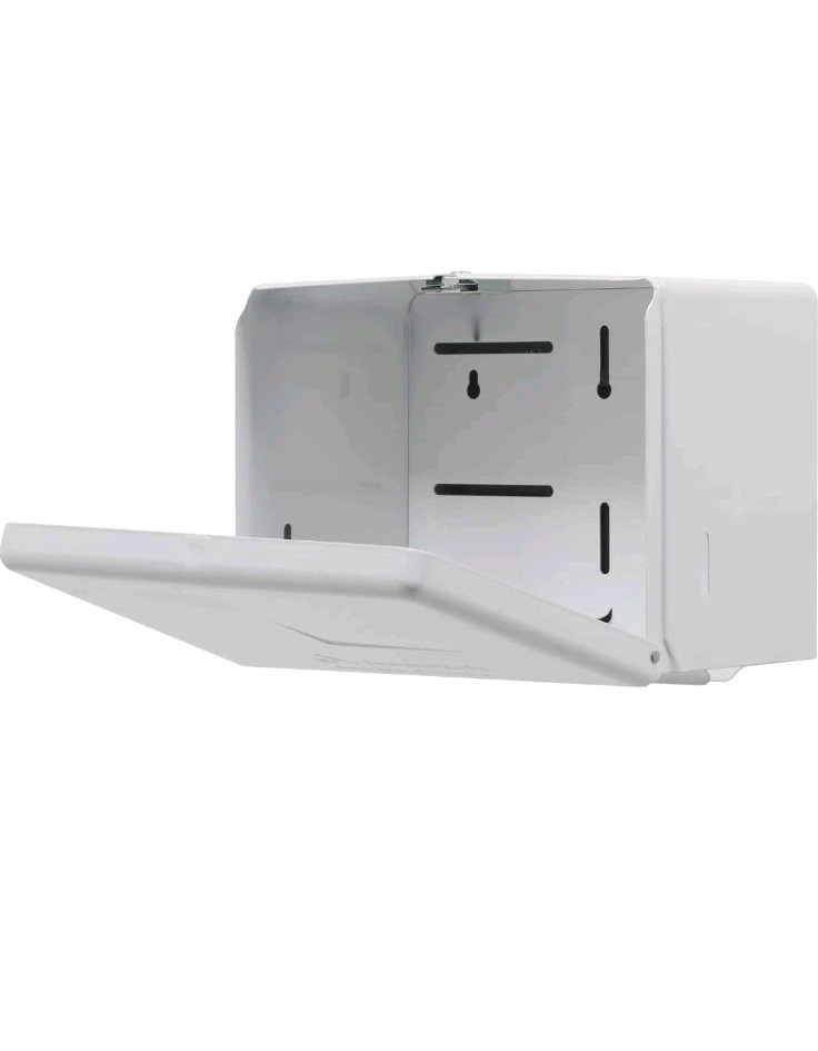 New Georgia Pacific Singlefold Towel Dispenser, Steel, White (GPC56701)