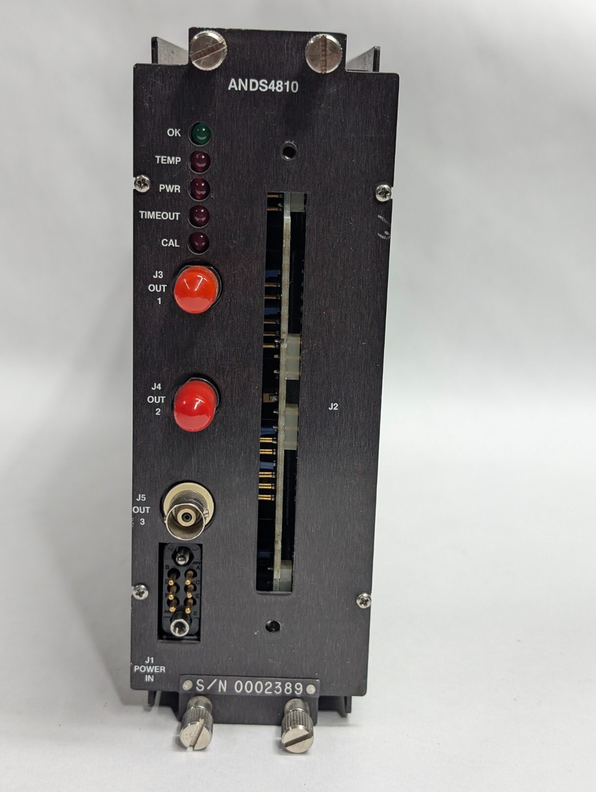 ANDS4810 GE 12 Bit Analog to Digital A/D Converter Test Data Component Equipment