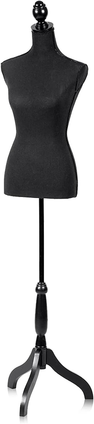 Share Mannequin Body Dress Form Torso Female Manikin 49.6-63.4 Inch Height Adjus