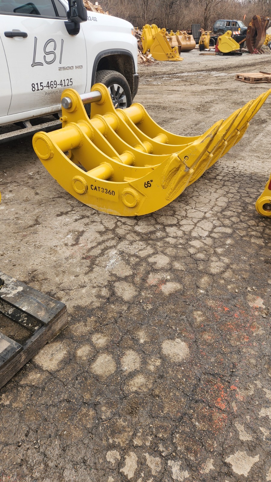 SEVERE DUTY Caterpillar 330 336 DB Linkage Root Rake CAT Excavator 90mm 100mm