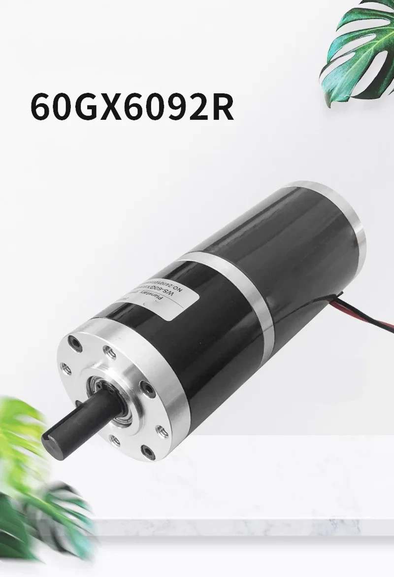 250KG 60GX6092R 60mm12mm Shaft Diameter Planetary DC Reduction High Torque Motor